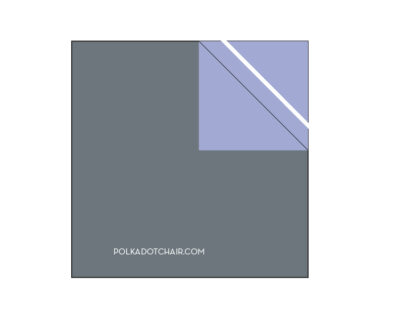 Gray and lavender quilt block illustration diagram
