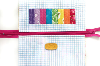 pencil pouch laying flat