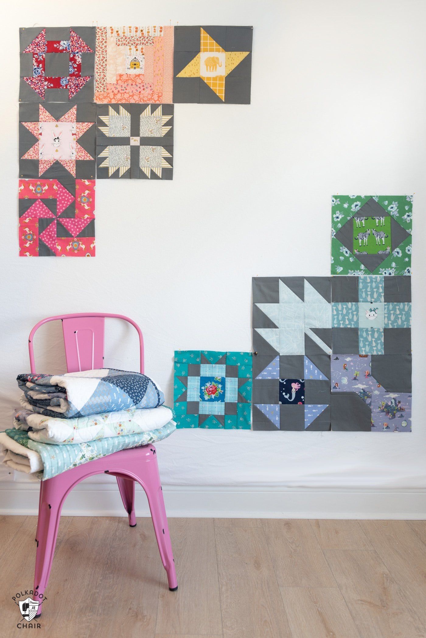 Sampler Quilt Patterns & Layout Ideas The Polka Dot Chair