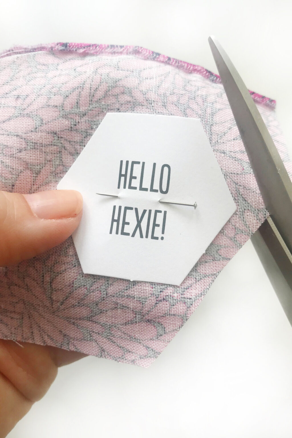 Embroidered Hexie Mug Rug Pattern - The Polka Dot Chair