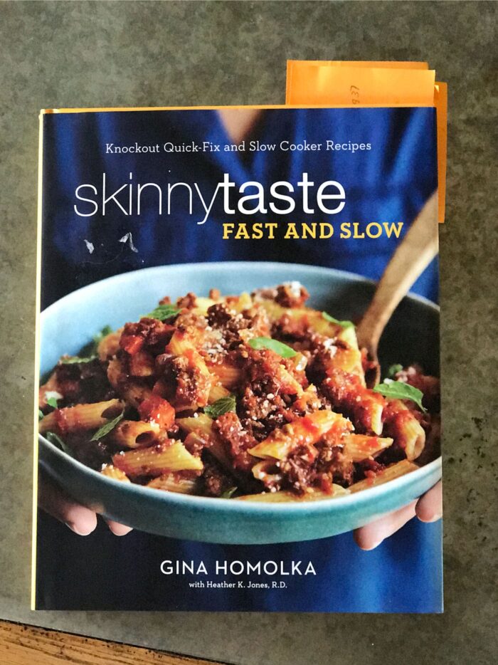 cover of skinny taste cookbook