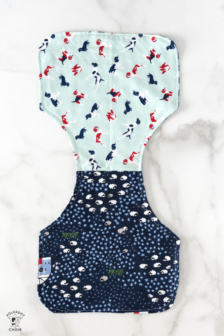 Easy Peasy Baby Burp Cloth Sewing Pattern The Polka Dot Chair