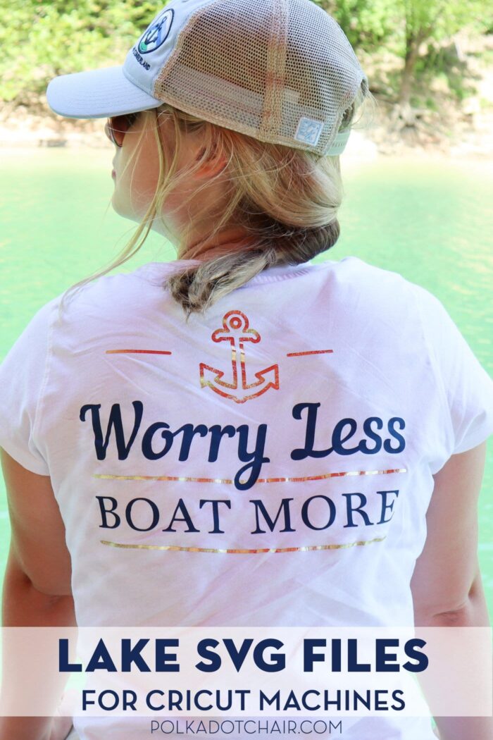 girl on boat looking out to lake wearing white t-shirt