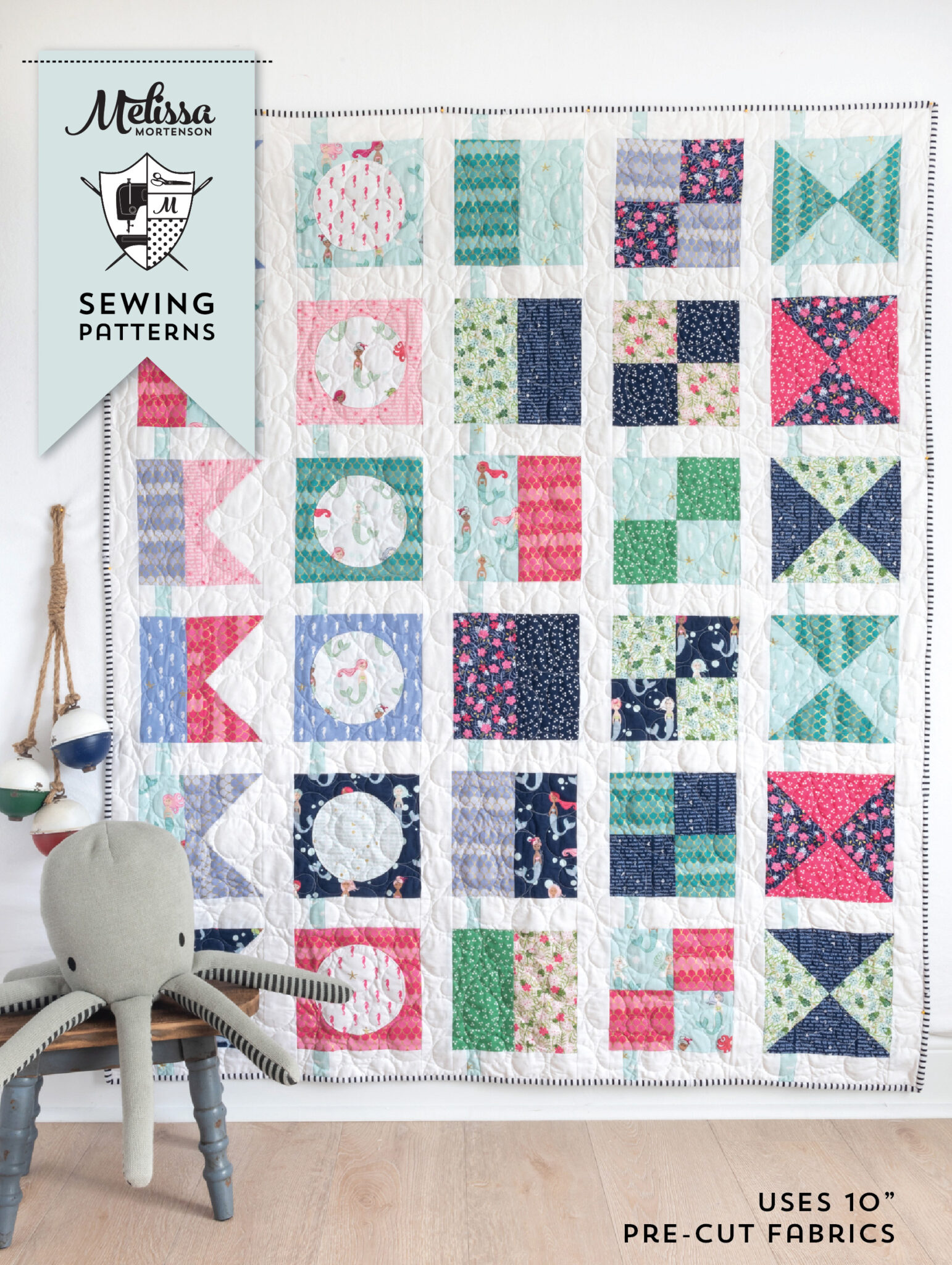11 Fresh and Fun Summer Quilt Patterns Polka Dot Chair