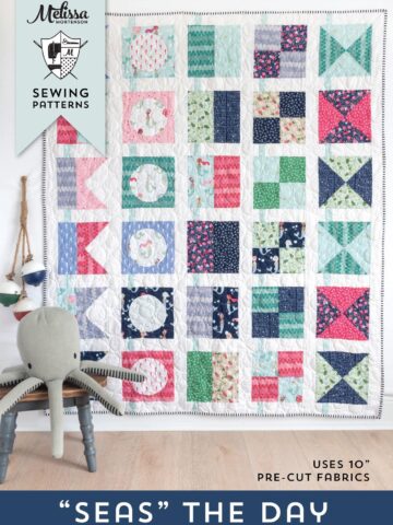 pattern cover for seas the day quilt pattern