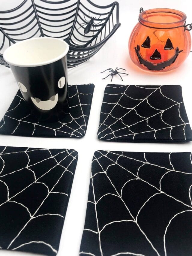 Hand Embroidered Spiderweb Coaster Tutorial Story The Polka Dot Chair