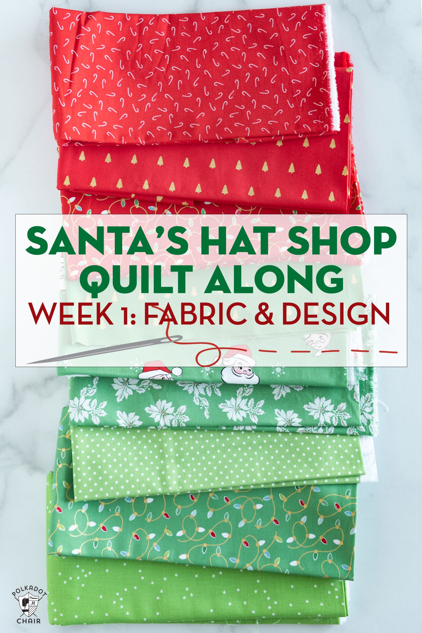 Santa’s Hat Shop Christmas Quilt Along; Design Tips