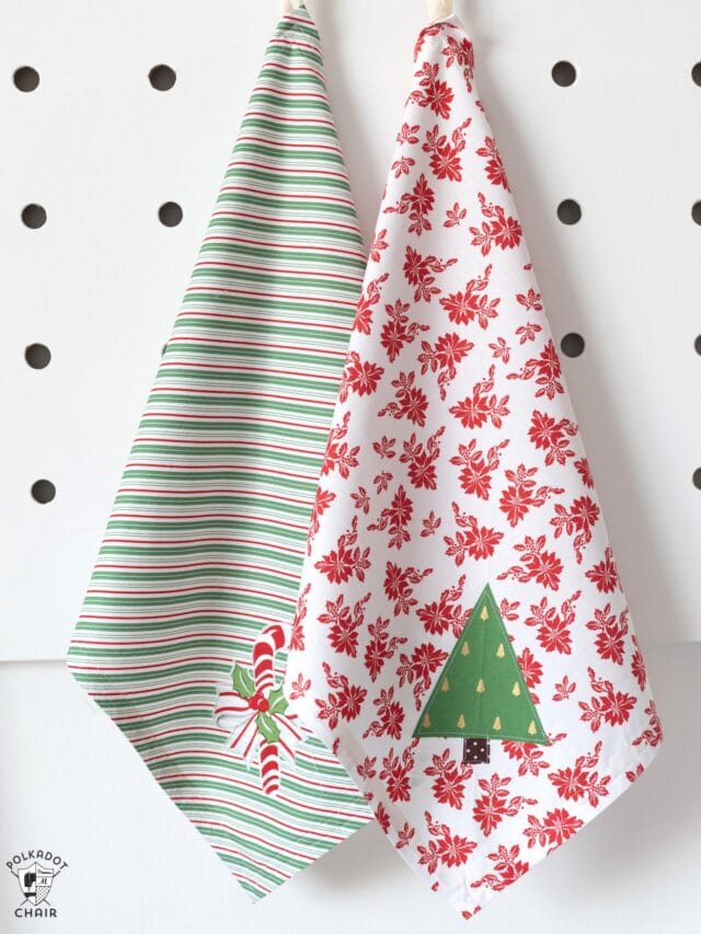 Simple Hanging Tea Towel Pattern Story The Polka Dot Chair
