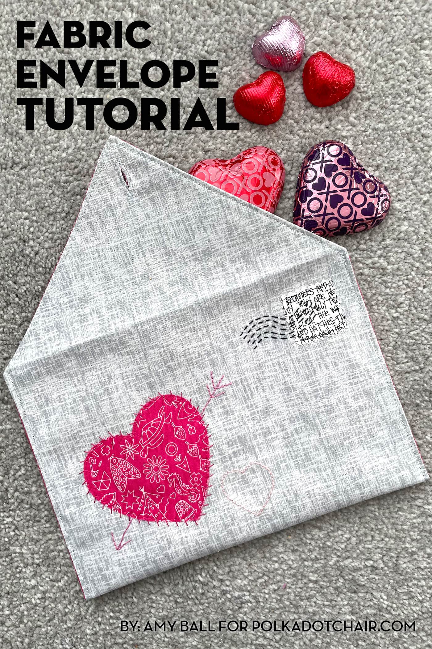 Fabric Envelope Sewing Pattern