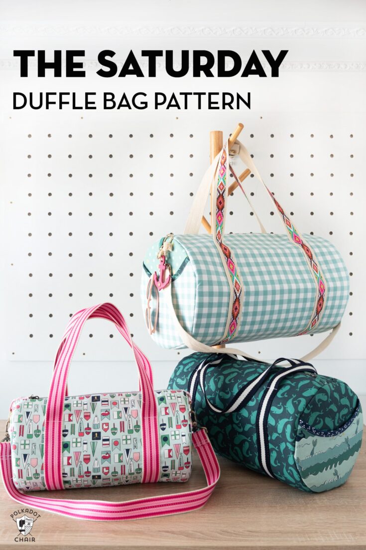 Project Bag Sewing Pattern :: Duffel Bag 