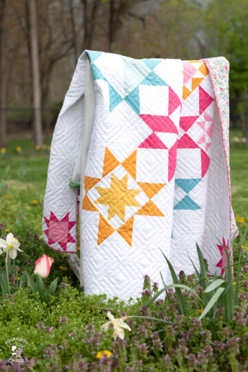 Quilted Table Runner Patterns Perfect for Spring | Polka Dot Chair