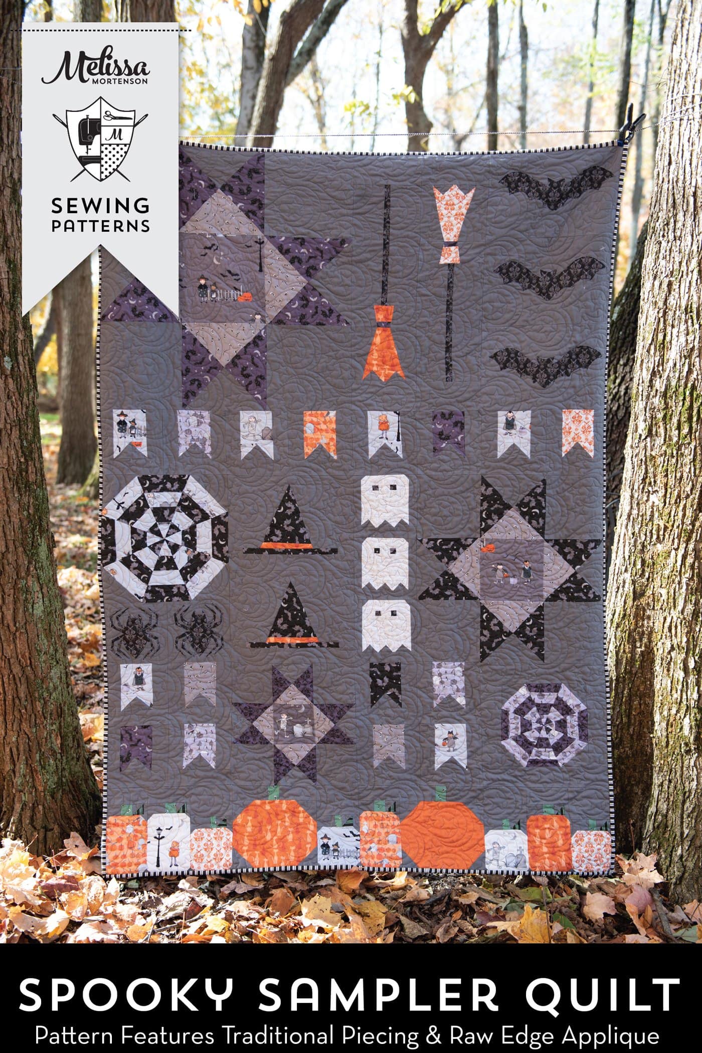 The Spooky Sampler Halloween Quilt Pattern