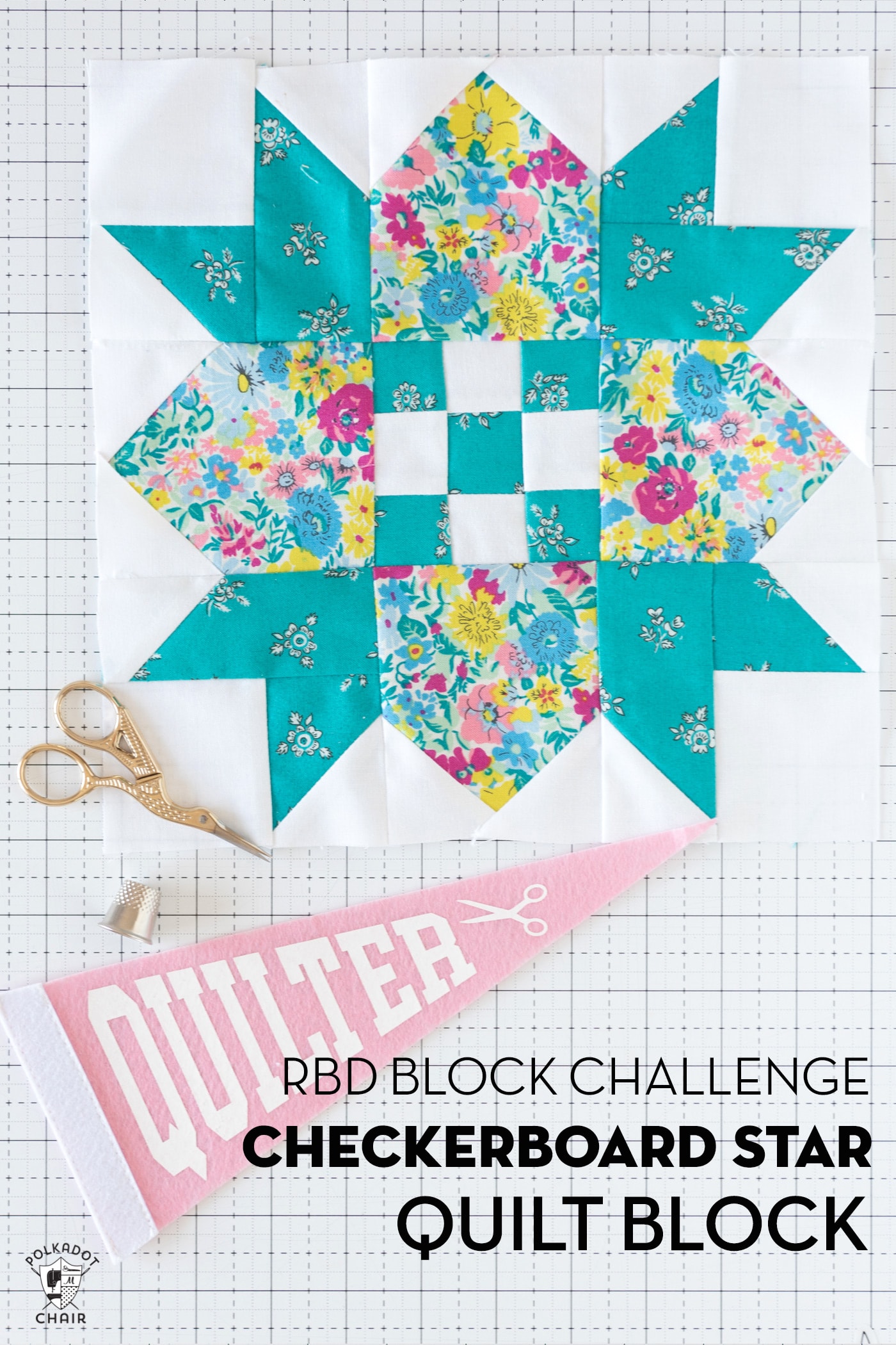 RBD Block Challenge Block 16 & The Finished Quilt