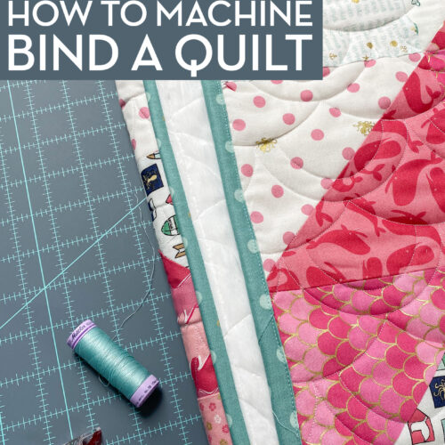 How to Machine Bind a Quilt; A StepbyStep Guide The Polka Dot Chair