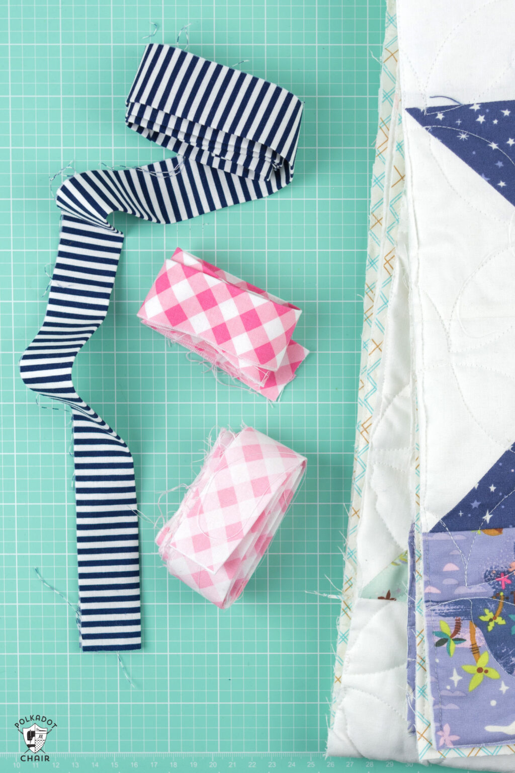 How to Machine Bind a Quilt; A StepbyStep Guide The Polka Dot Chair