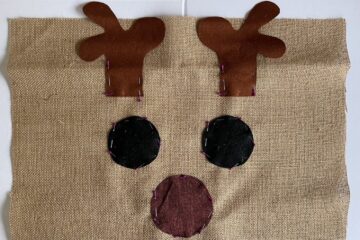 Reindeer Sack Gift Bag Sewing Pattern - The Polka Dot Chair
