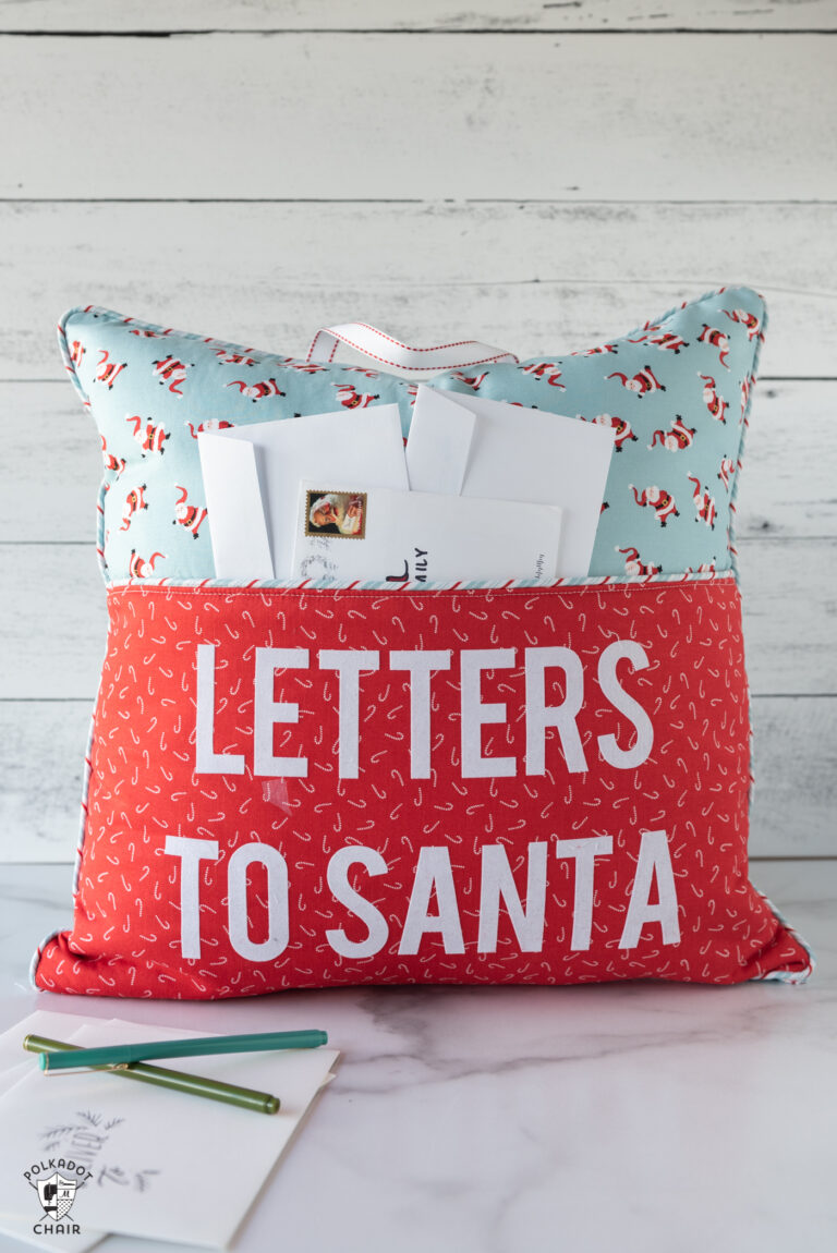 How to Make a “Letters to Santa” Reading Pillow