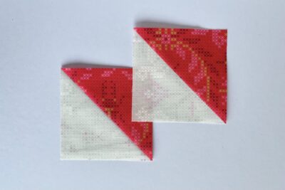 pink and red fabric on white table