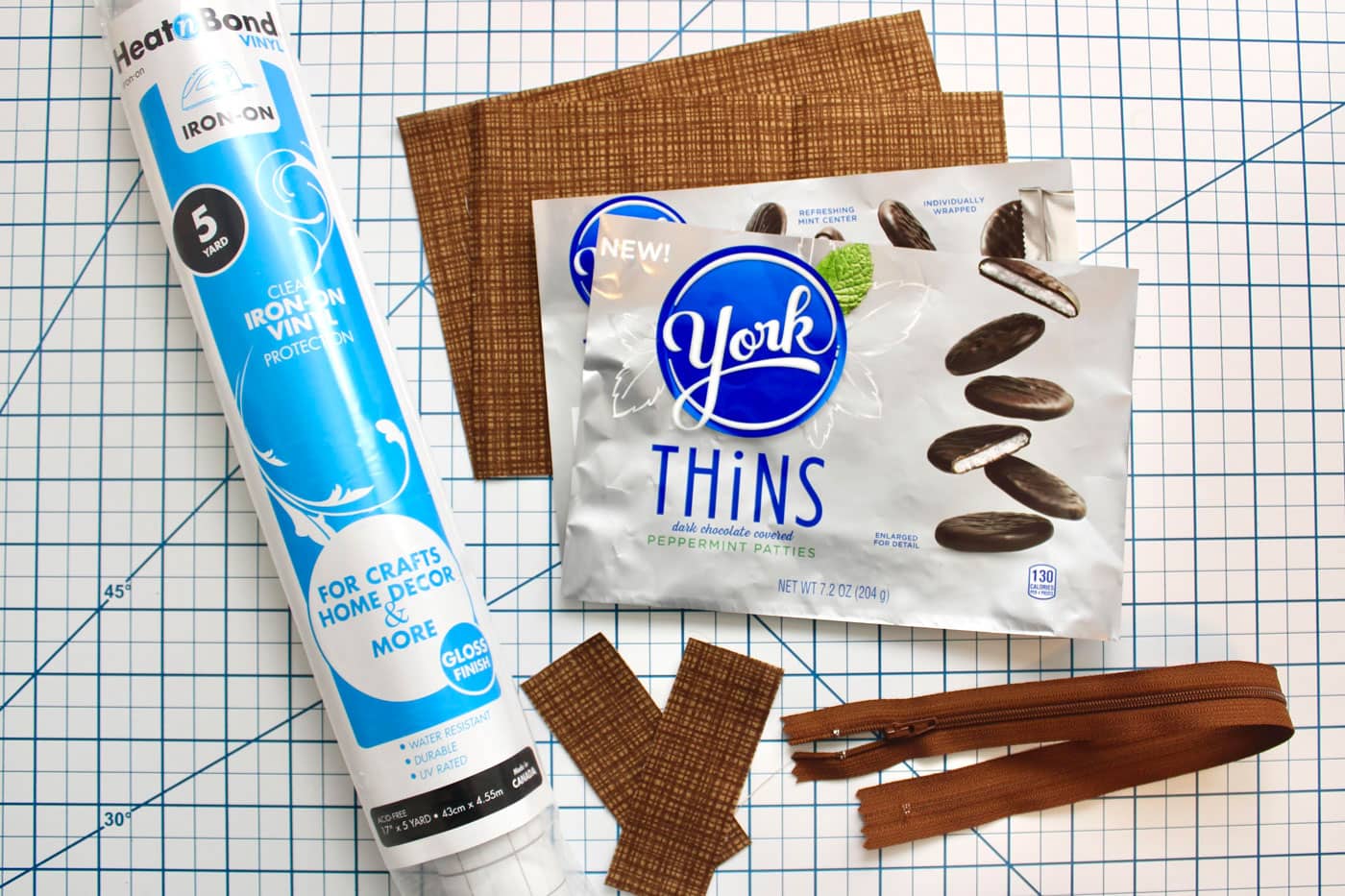 How to Make an Upcycled Candy Bag Zip Pouch The Polka Dot Chair