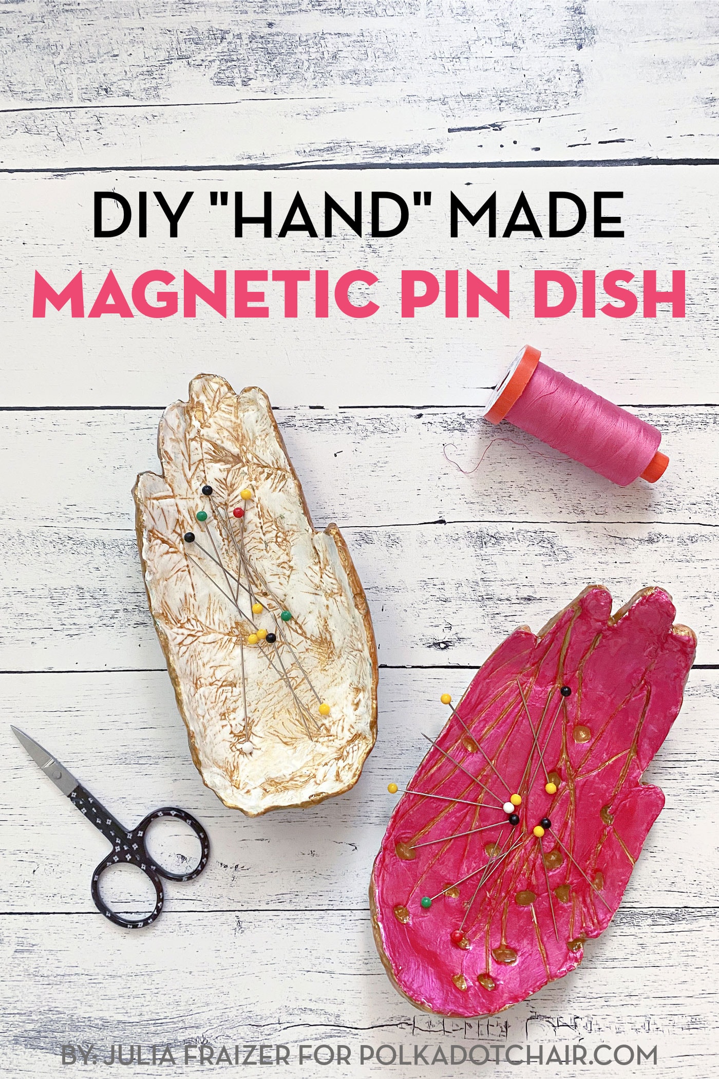 DIY Hand Made Magnetic Pin Dish