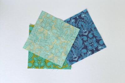 squares of fabric sewn together
