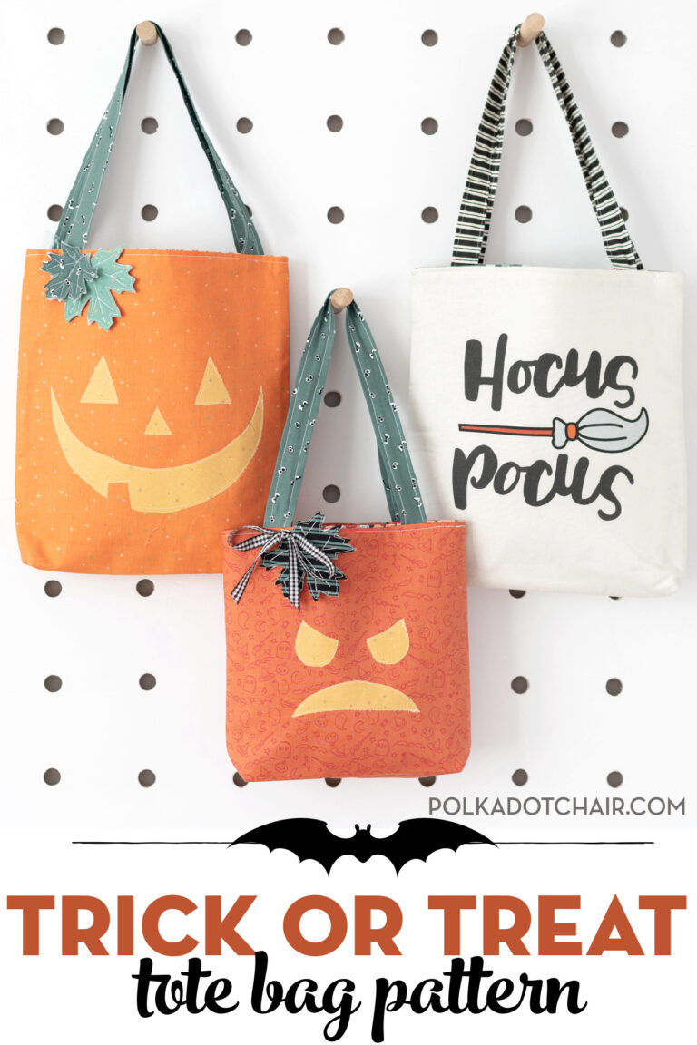 How to Sew a Simple Trick or Treat Bag