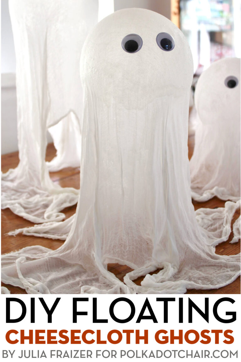 How to Make Floating Cheesecloth Ghosts