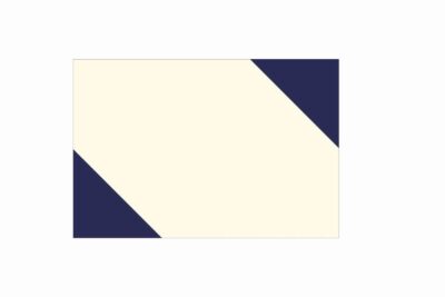 quilt assembly diagram step, geometric shape with navy and cream squares and triangles