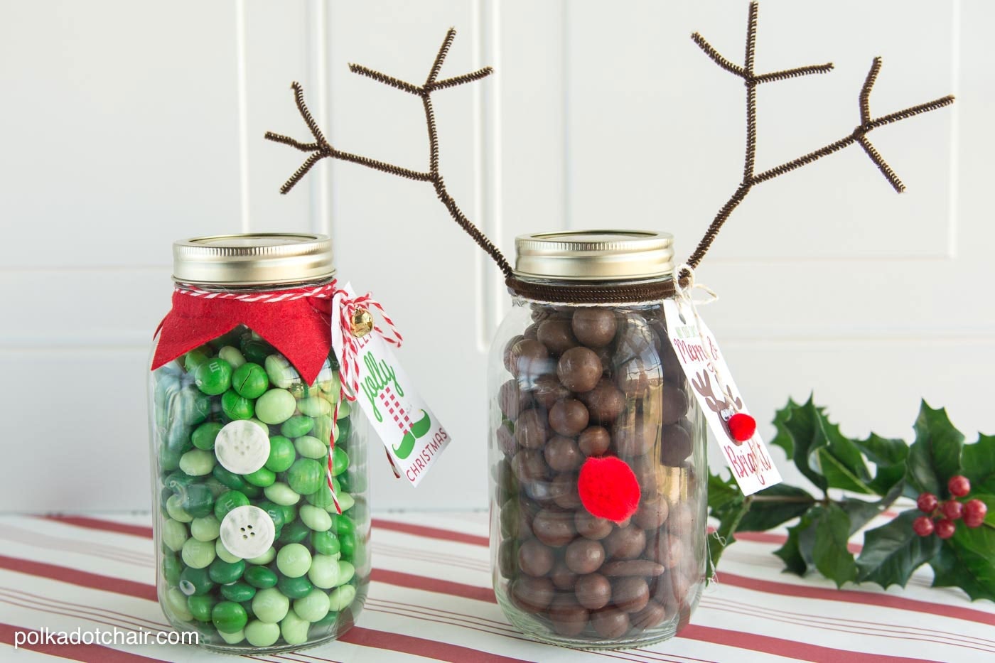 25+ Christmas Neighbor Gift Ideas with Printables - The Polka Dot Chair