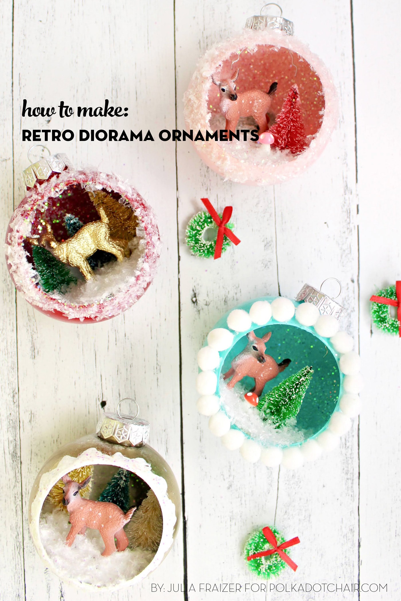 Christmas Craft Tutorial: Make a Retro Cake Pan Diorama! – Smile