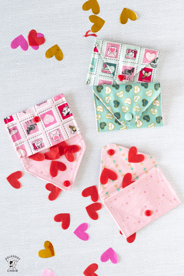 Mini Fabric Envelope Sewing Pattern