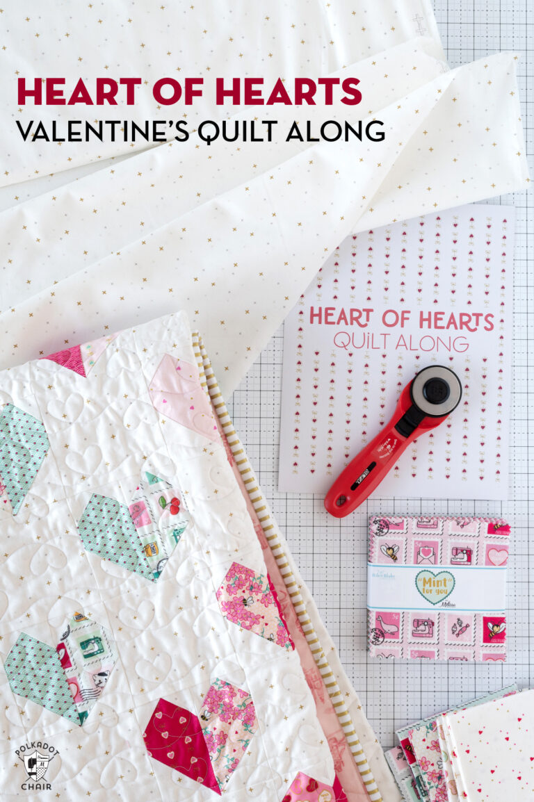 The Heart of Hearts Quilt Pattern - The Polka Dot Chair