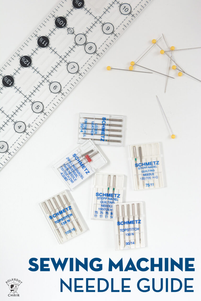 Sewing Machine Needles Explained & Printable Chart
