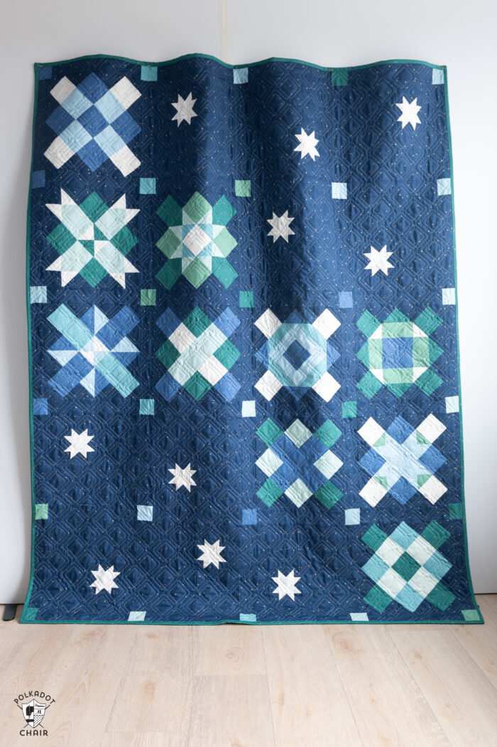 My Finished Sparkle More Quilt - The Polka Dot Chair
