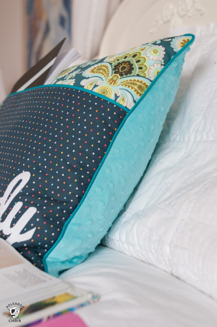 How to Sew with Minky Fabric, Beginner Tips Polka Dot Chair