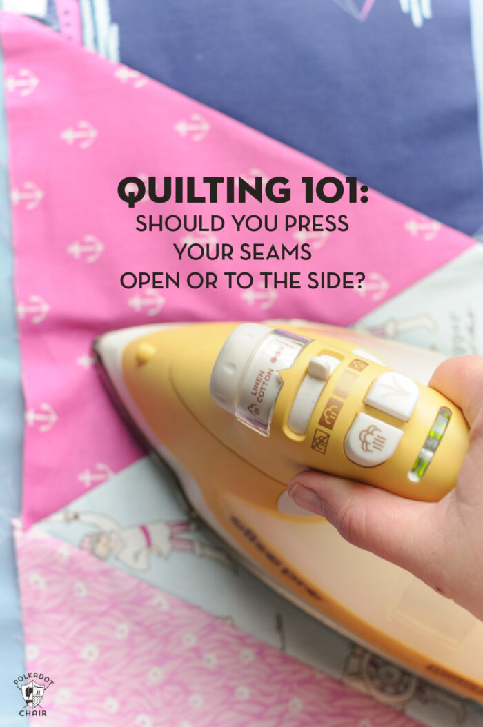 Quilting 101 Should You Press Your Seams Open or to the Side?