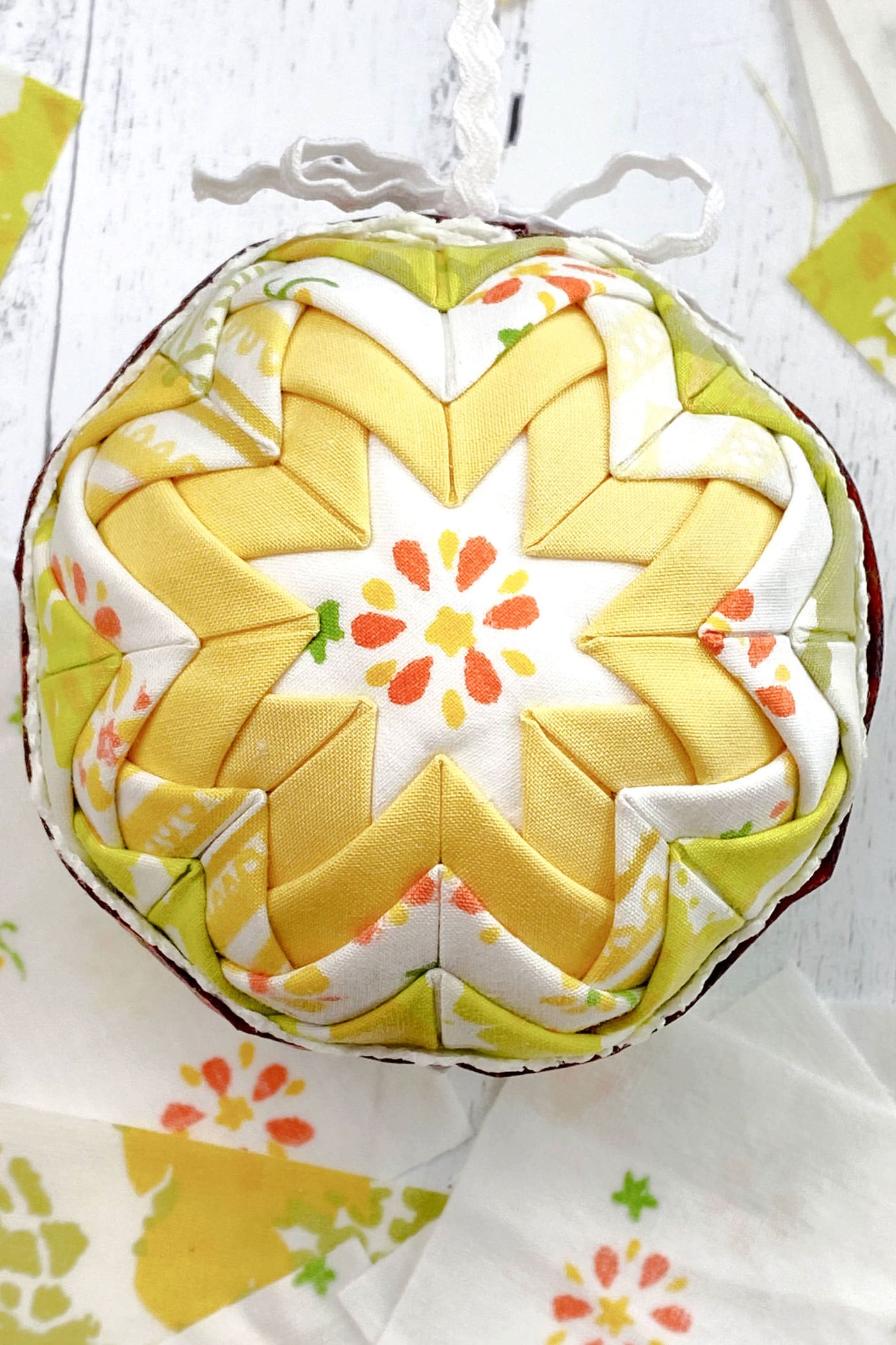 How to Make Fabric Star Quilted Christmas Ornaments