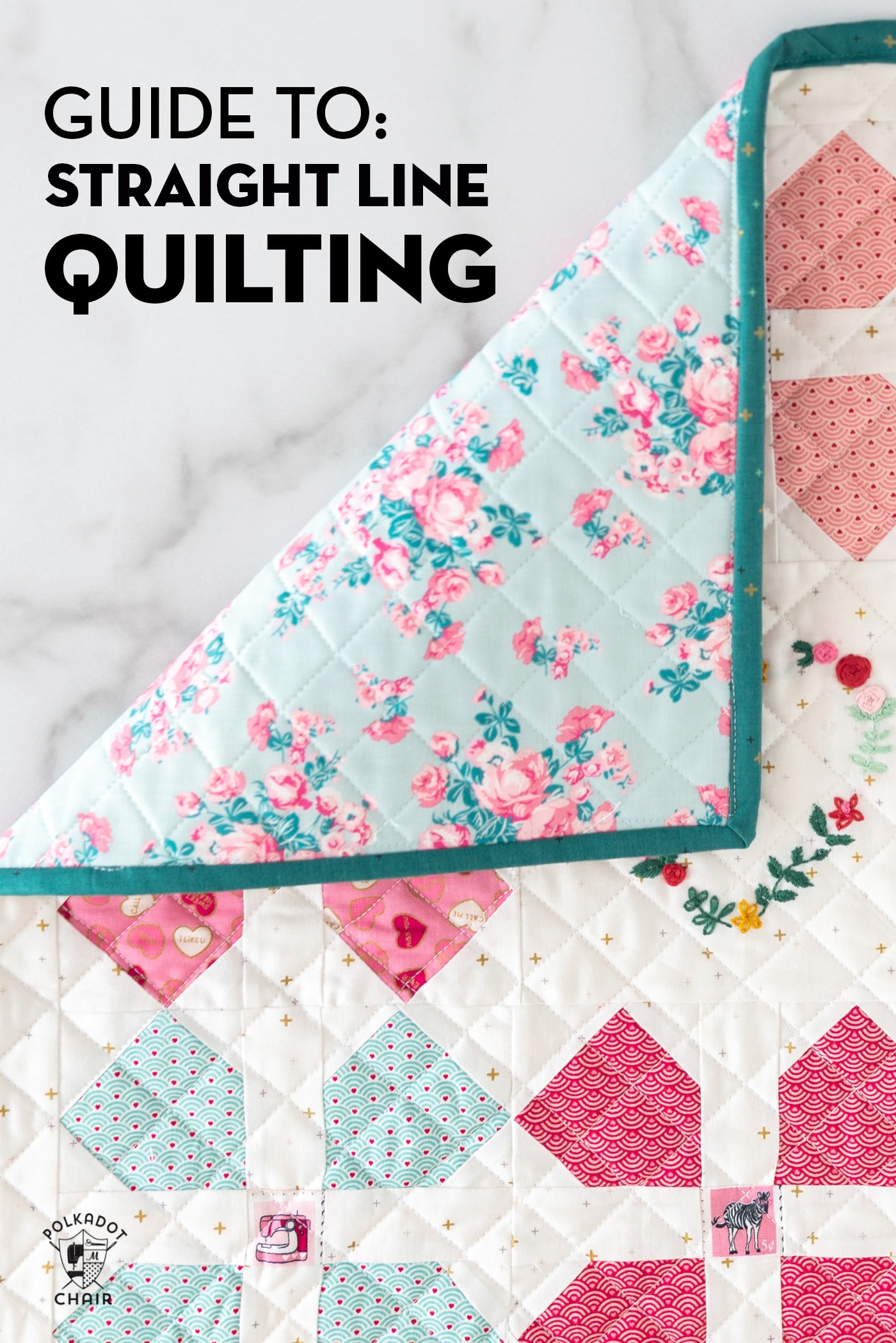 How To Do Easy Straight Line Quilting - 4 Ways!