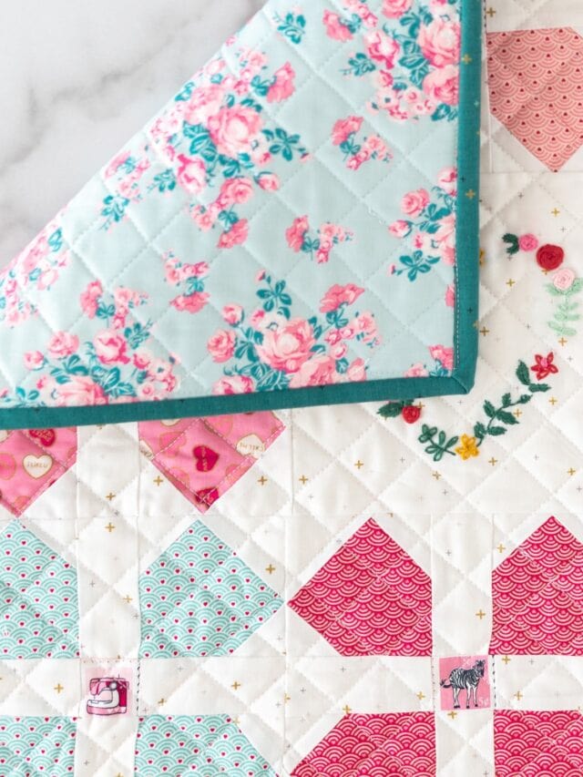 A Guide to Straight Line Quilting Designs Story The Polka Dot Chair