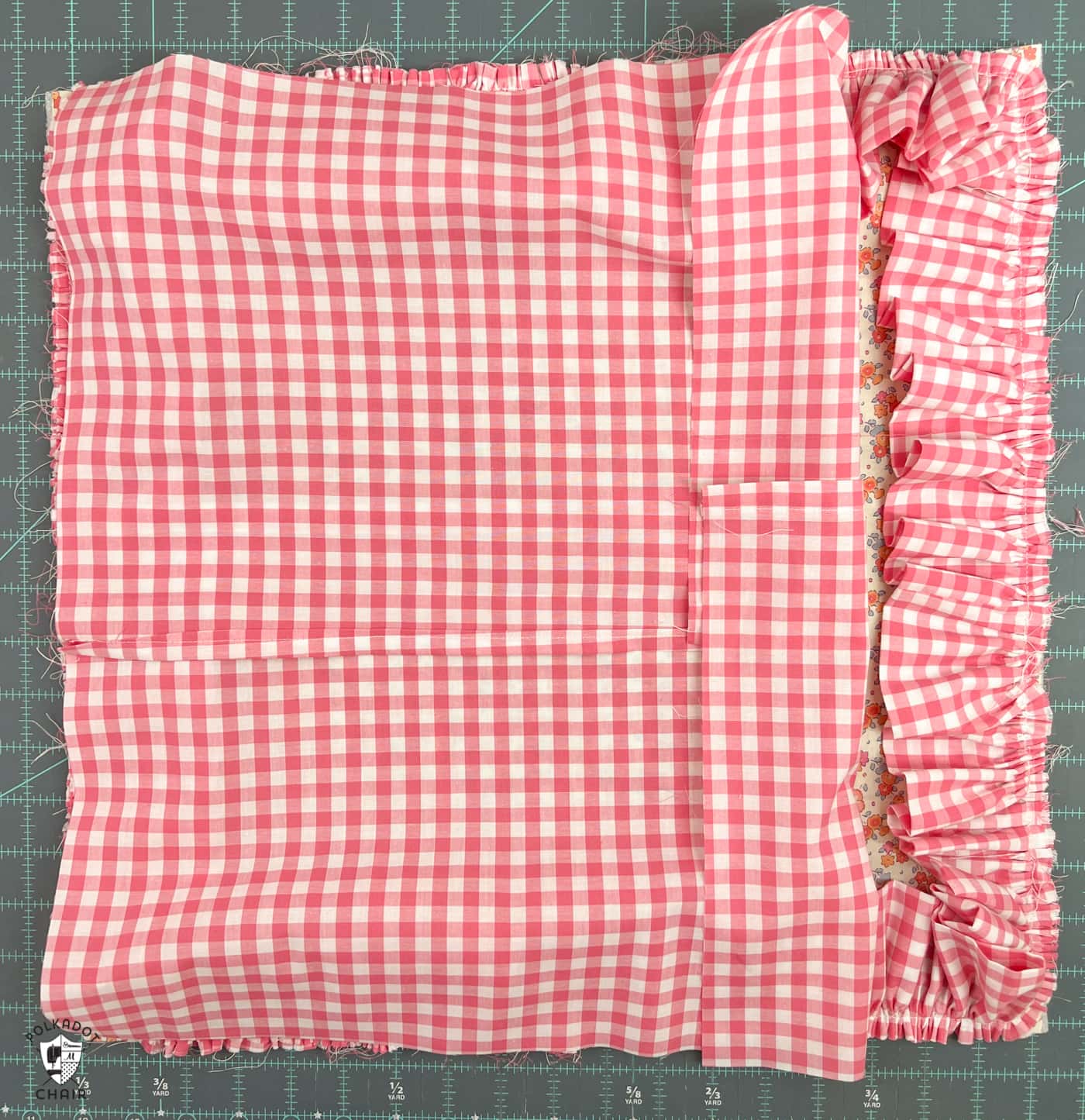 How to Make a Pillow Sham with a Ruffle Edge The Polka Dot Chair
