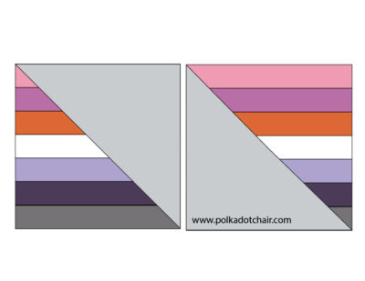 colorful rectangles in diagram for quilt construction