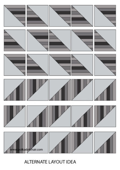 colorful rectangles in diagram for quilt construction