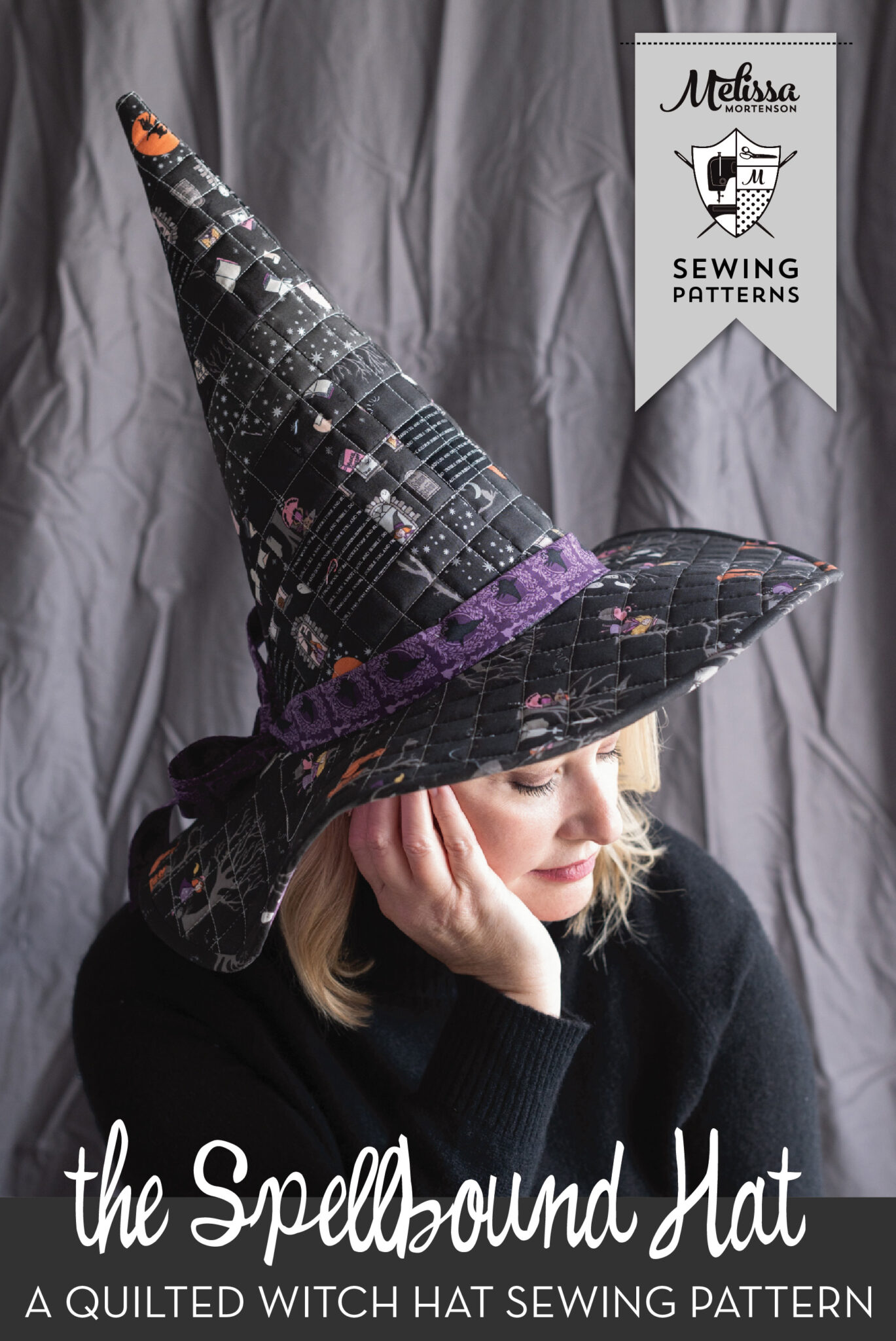 How to Make a Quilted Witch Hat - The Polka Dot Chair