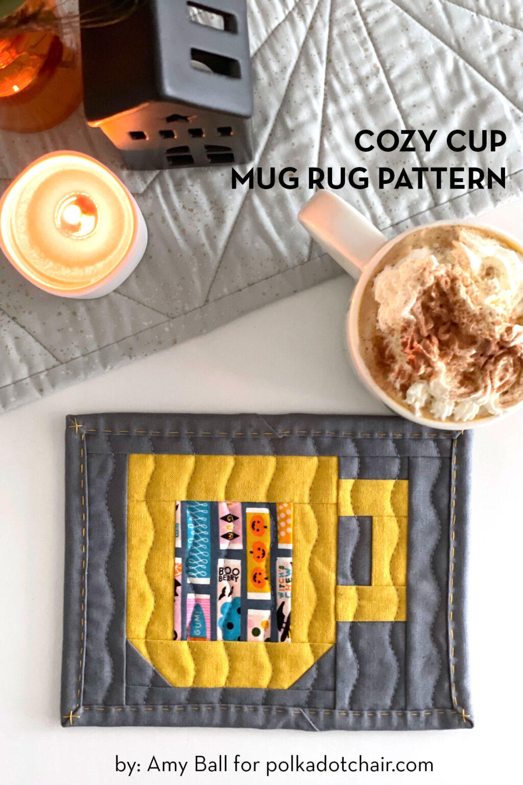 Cozy Cup Mug Rug Pattern The Polka Dot Chair