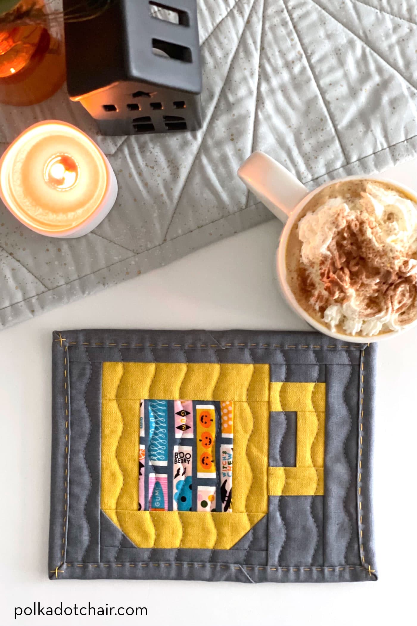 Cozy Cup Mug Rug Pattern