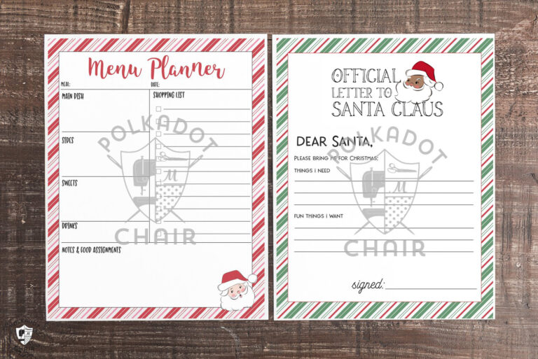 Get Organized with Our 2023 Printable Christmas Planner! | Polka Dot Chair