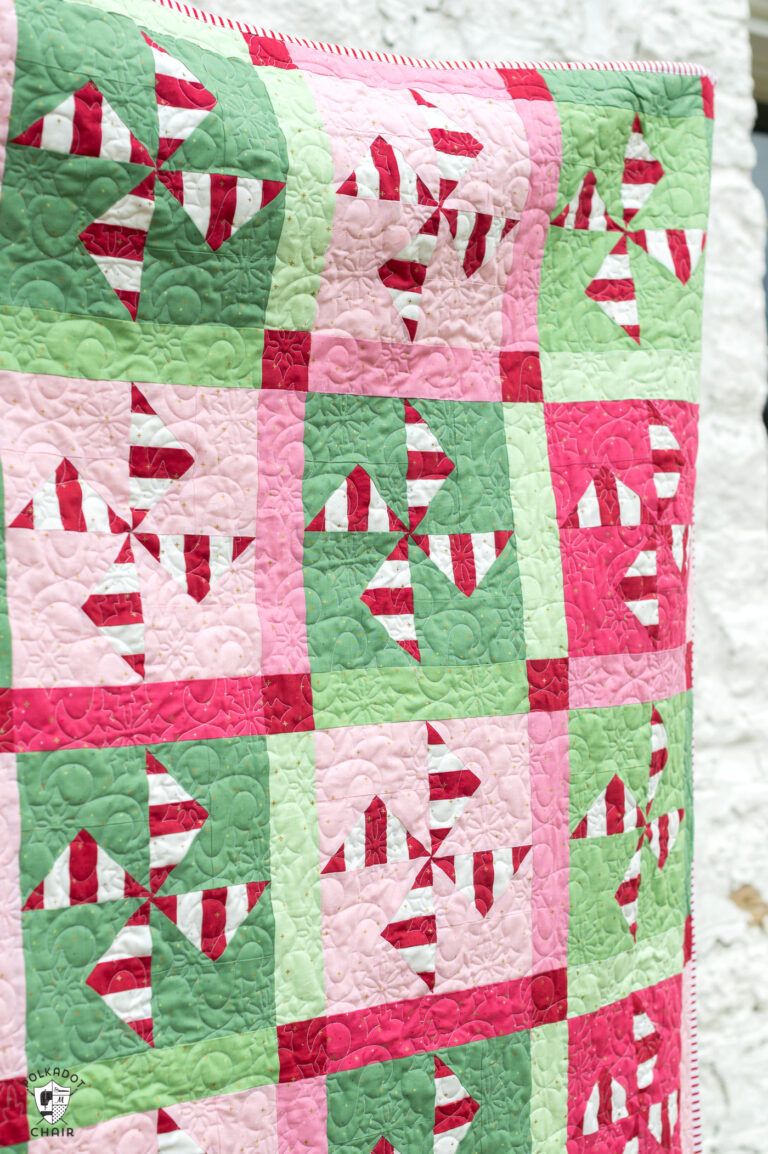 Meet the Peppermint Sparkler Christmas Quilt Pattern! - The Polka Dot Chair
