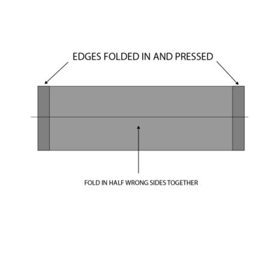 illustration of sewing pattern in grayscale