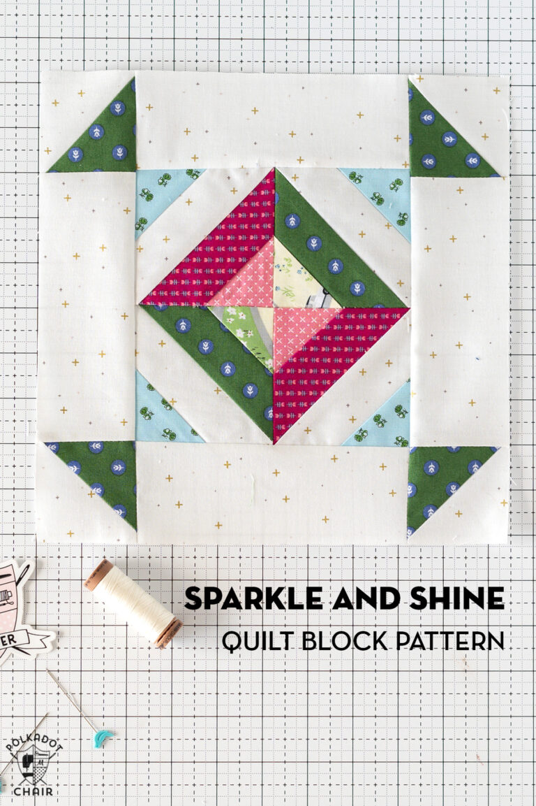 Sparkle and Shine Quilt Block Pattern
