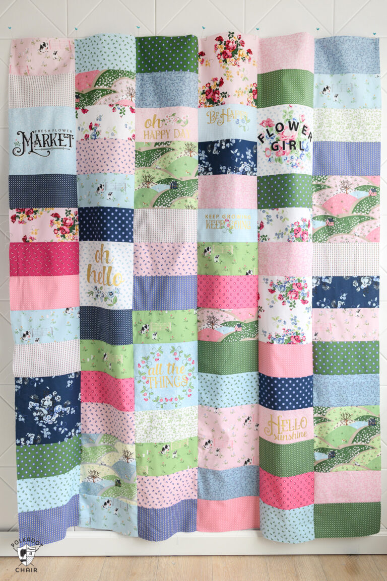 Tulip Cottage Gathered Precuts Free Quilt Pattern